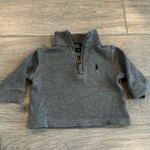 Ralph Lauren cotton quarter-zip sweater